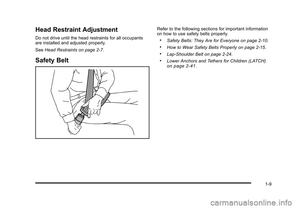 CHEVROLET COBALT 2010 1.G User Guide 