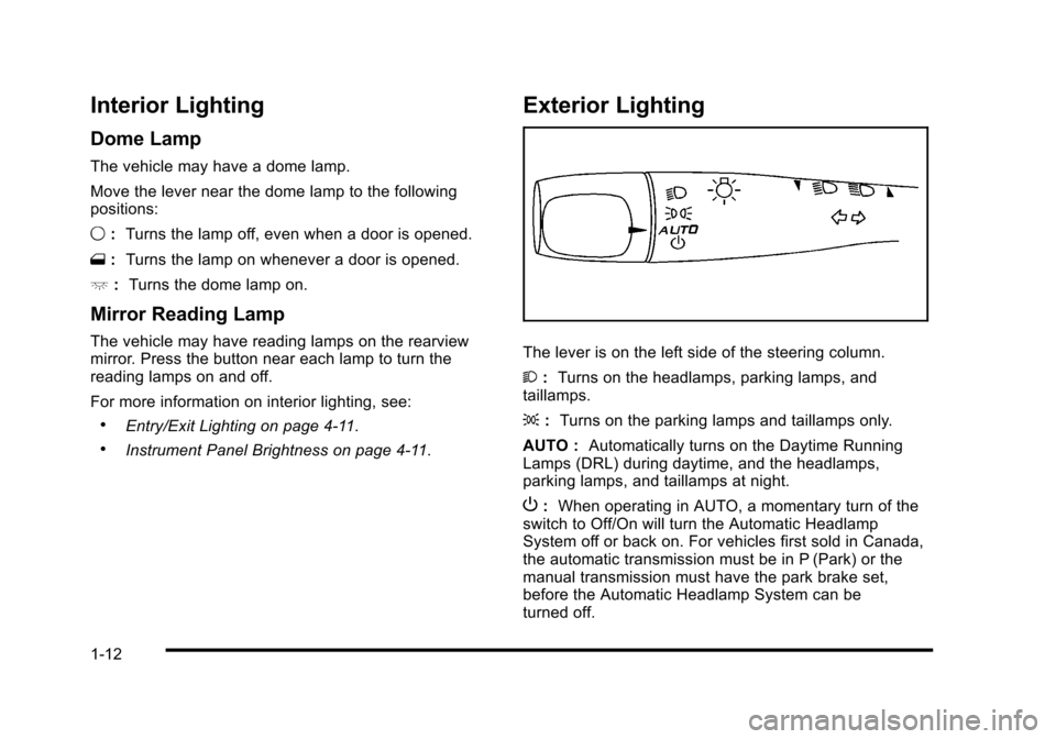 CHEVROLET COBALT 2010 1.G User Guide 