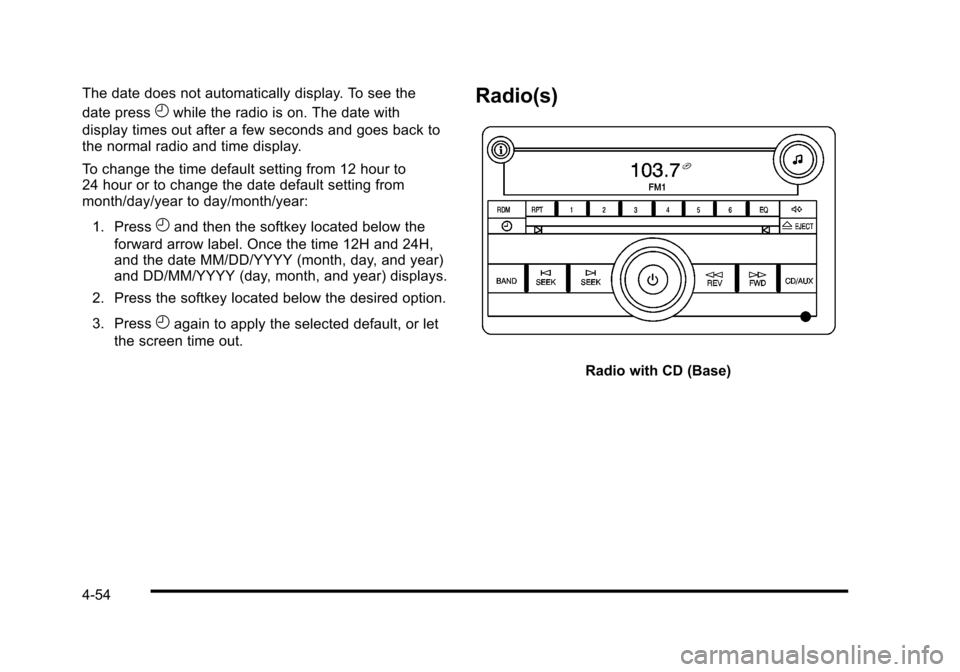 CHEVROLET COBALT 2010 1.G Owners Manual CHEVROLET COBALT 2010 1.G Owners Manual