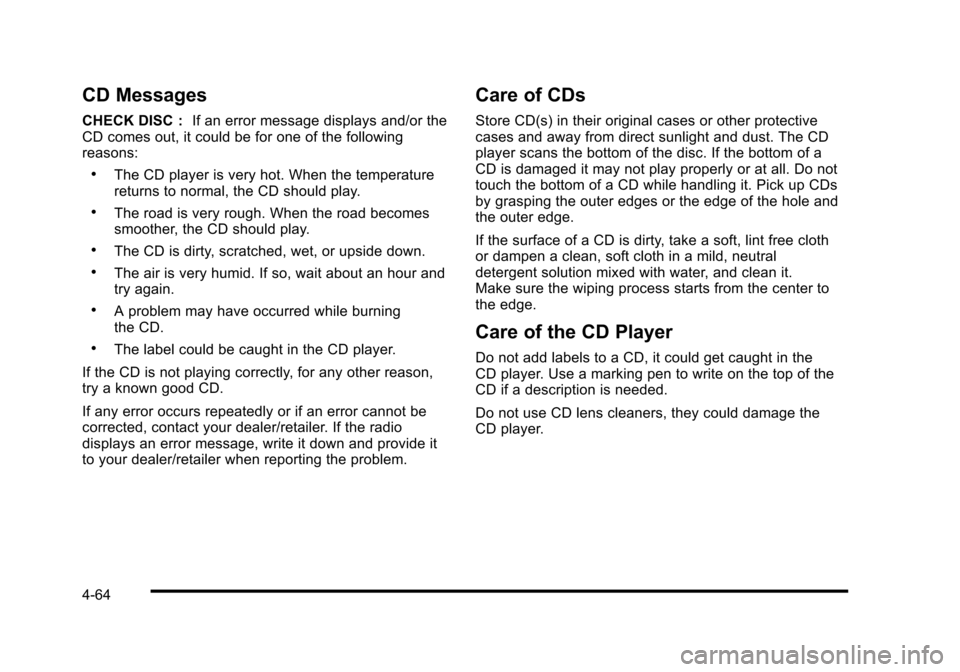 CHEVROLET COBALT 2010 1.G Owners Manual CHEVROLET COBALT 2010 1.G Owners Manual