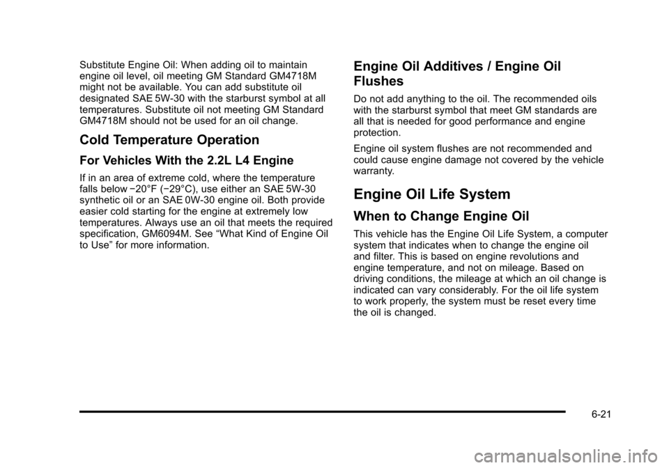 CHEVROLET COBALT 2010 1.G Owners Manual CHEVROLET COBALT 2010 1.G Owners Manual