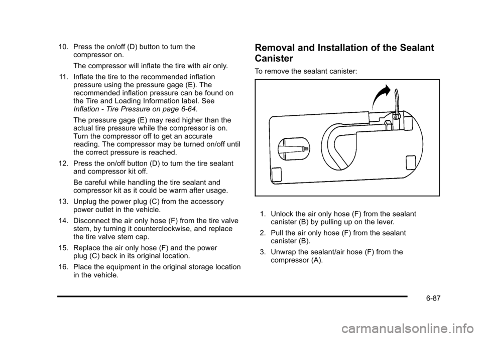 CHEVROLET COBALT 2010 1.G Owners Manual 