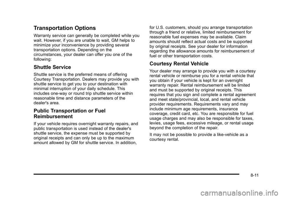 CHEVROLET COBALT 2010 1.G Owners Manual 