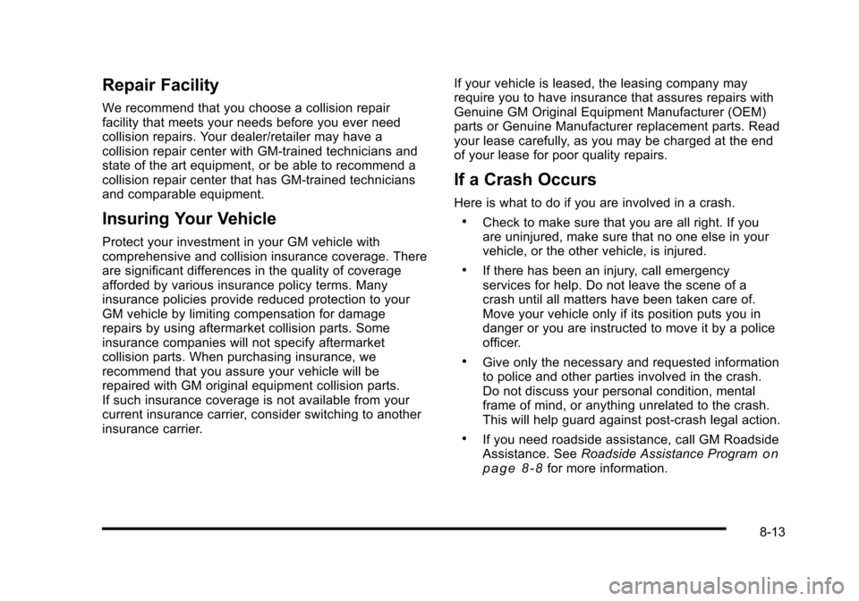 CHEVROLET COBALT 2010 1.G Owners Manual 