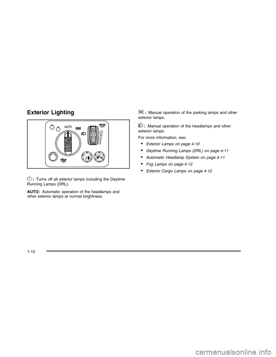 CHEVROLET COLORADO 2010 1.G User Guide 