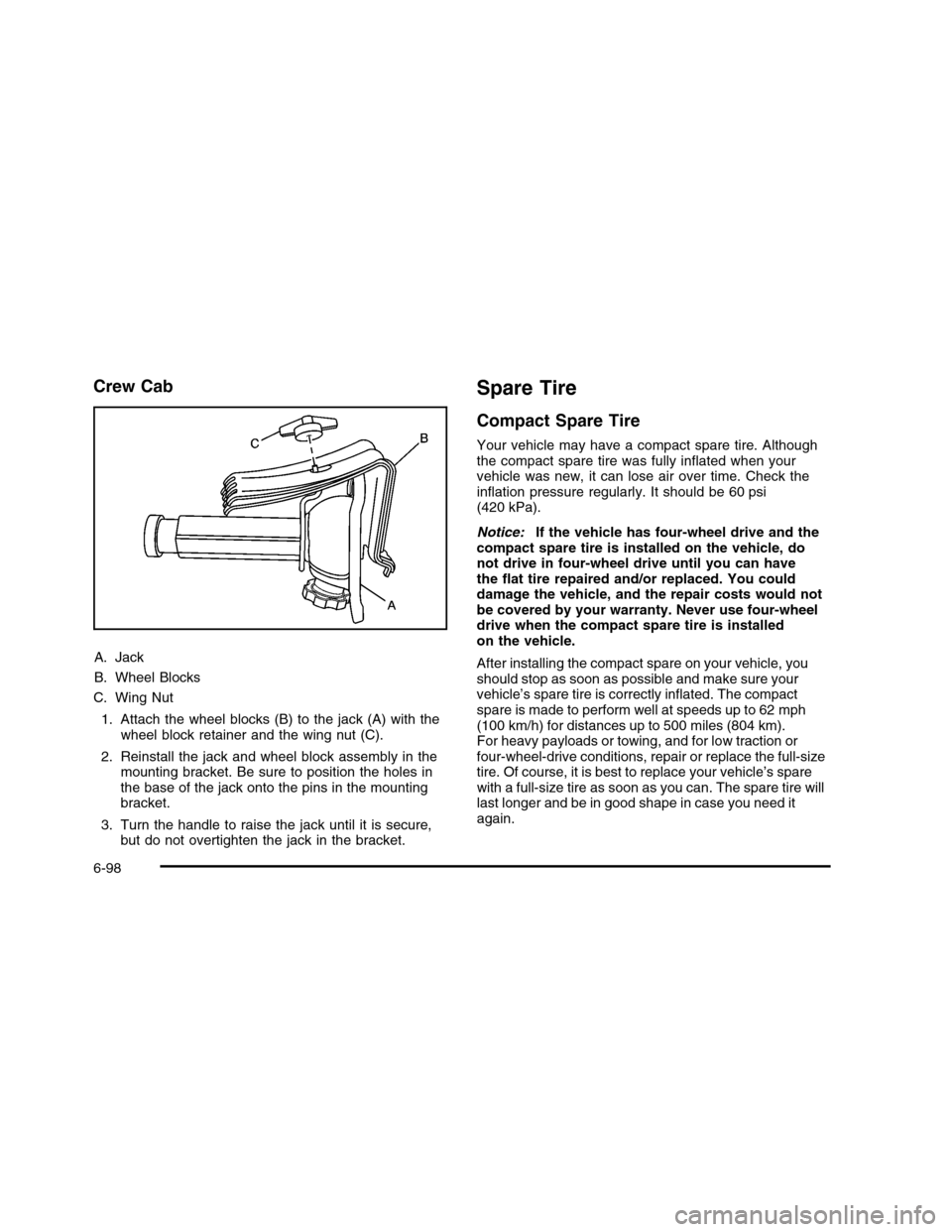 CHEVROLET COLORADO 2010 1.G Owners Manual 