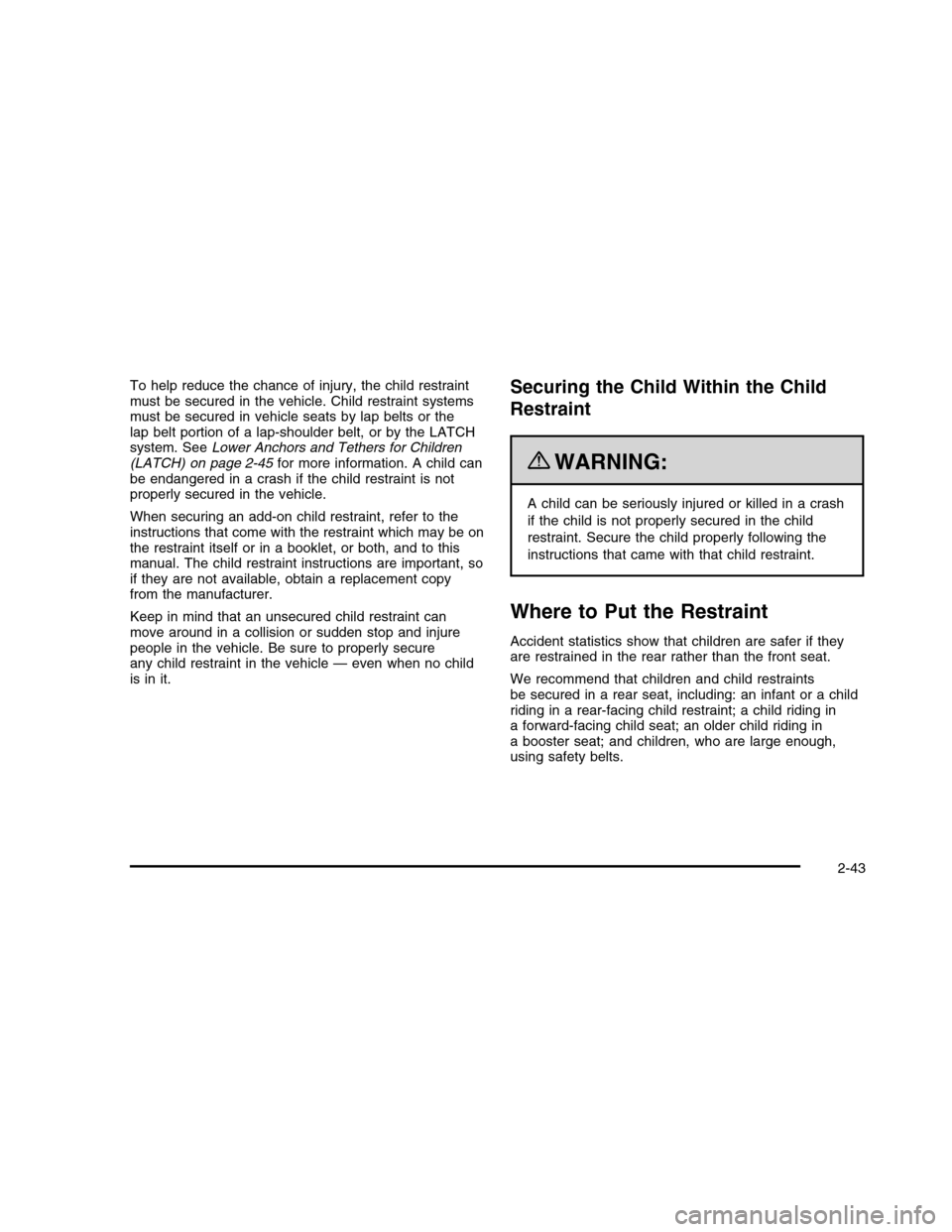 CHEVROLET COLORADO 2010 1.G Repair Manual CHEVROLET COLORADO 2010 1.G Repair Manual