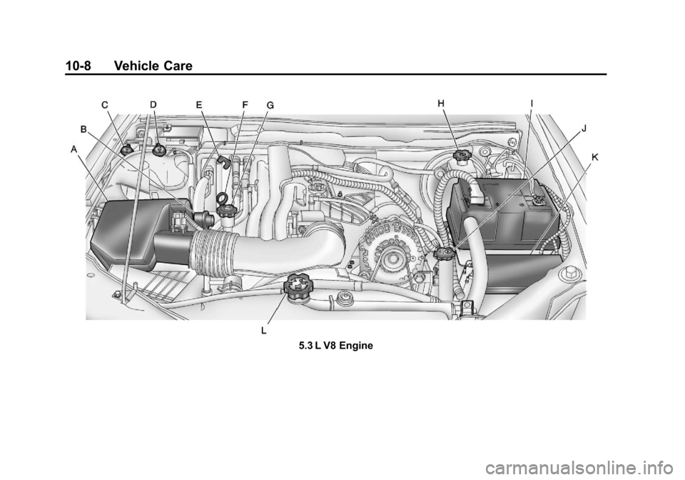 CHEVROLET COLORADO 2011 1.G Owners Manual Black plate (8,1)Chevrolet Colorado Owner Manual - 2011
10-8 Vehicle Care
5.3 L V8 Engine 
