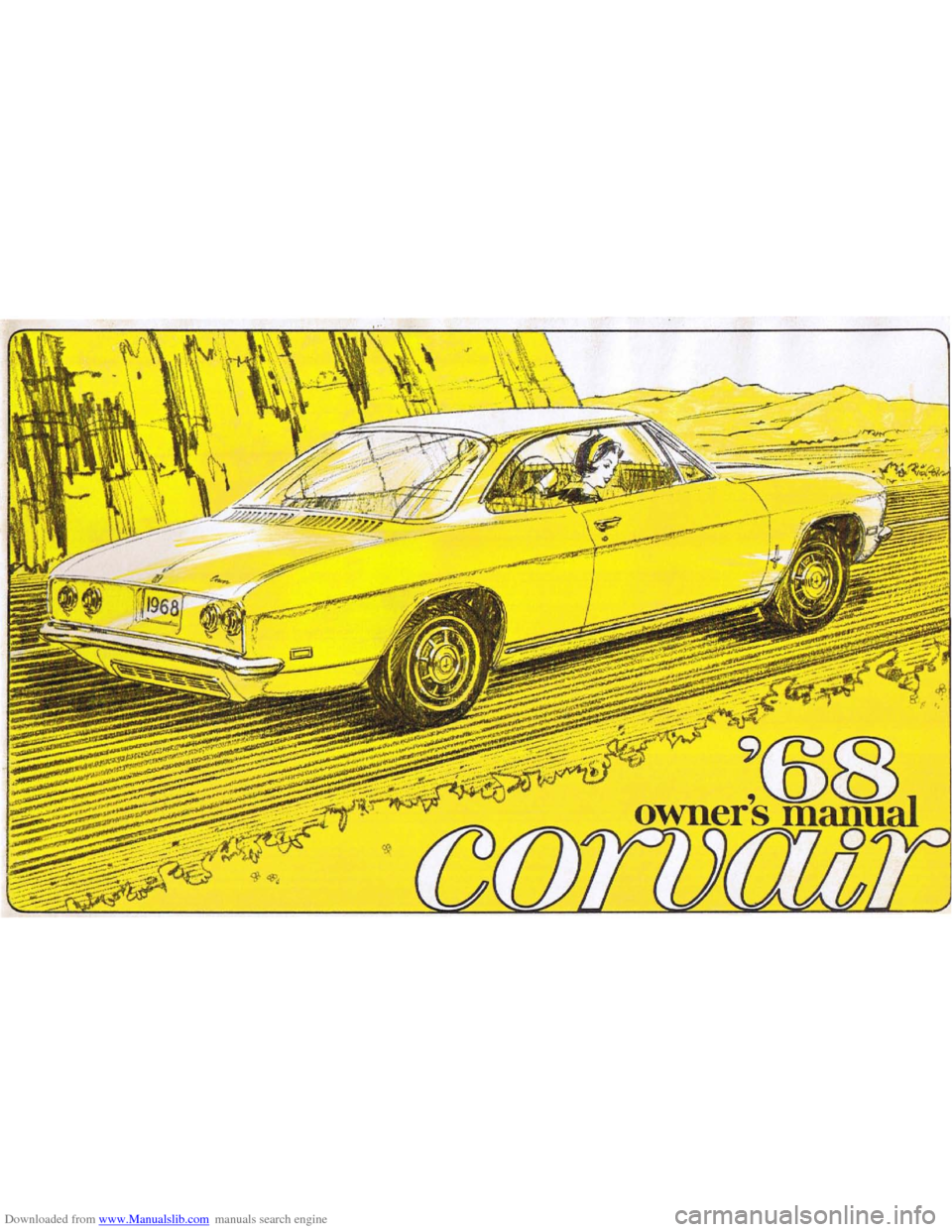 CHEVROLET CORVAIR 1986 2.G Owners Manual 