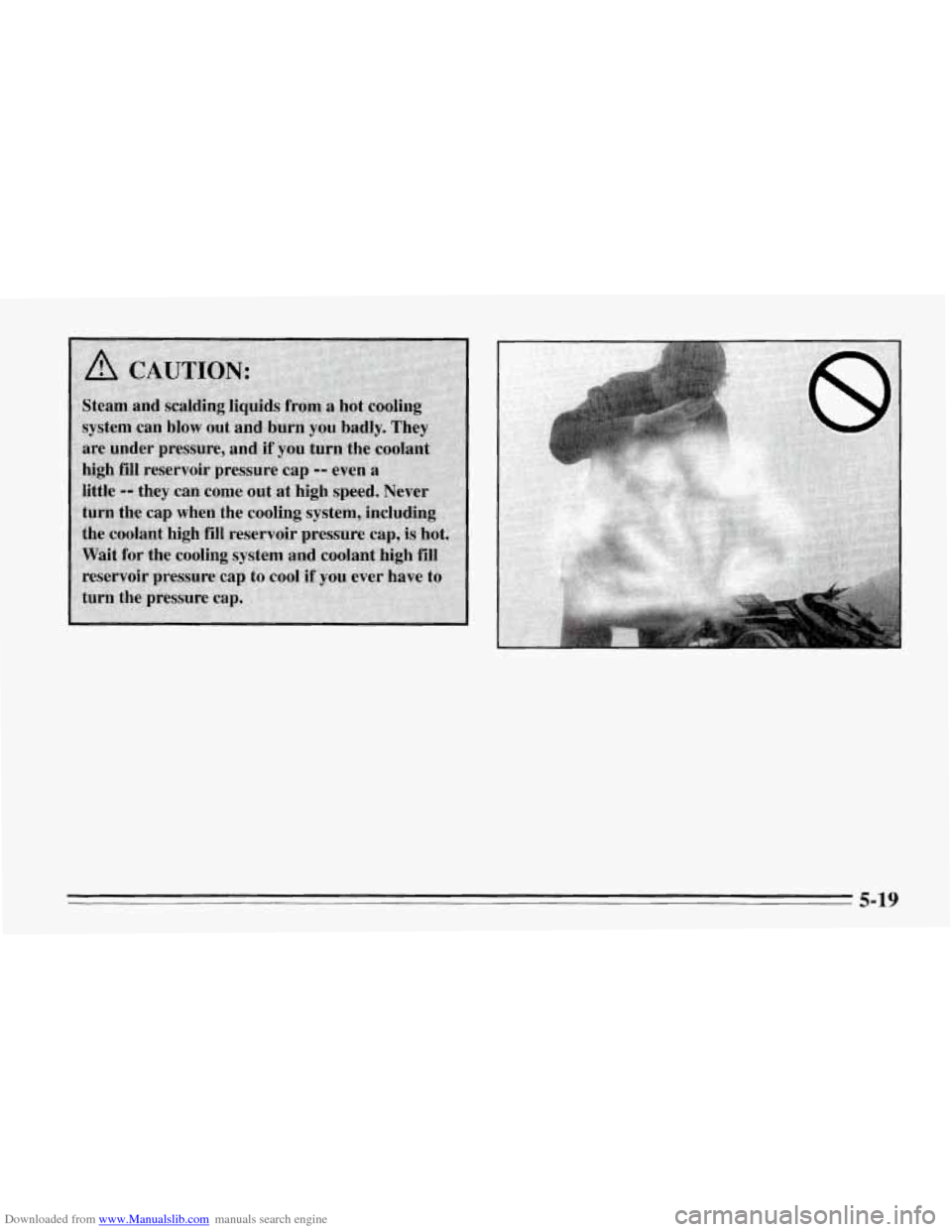 CHEVROLET CORVETTE 1995 4.G Owners Manual Downloaded from www.Manualslib.com manuals search engine 5-19   