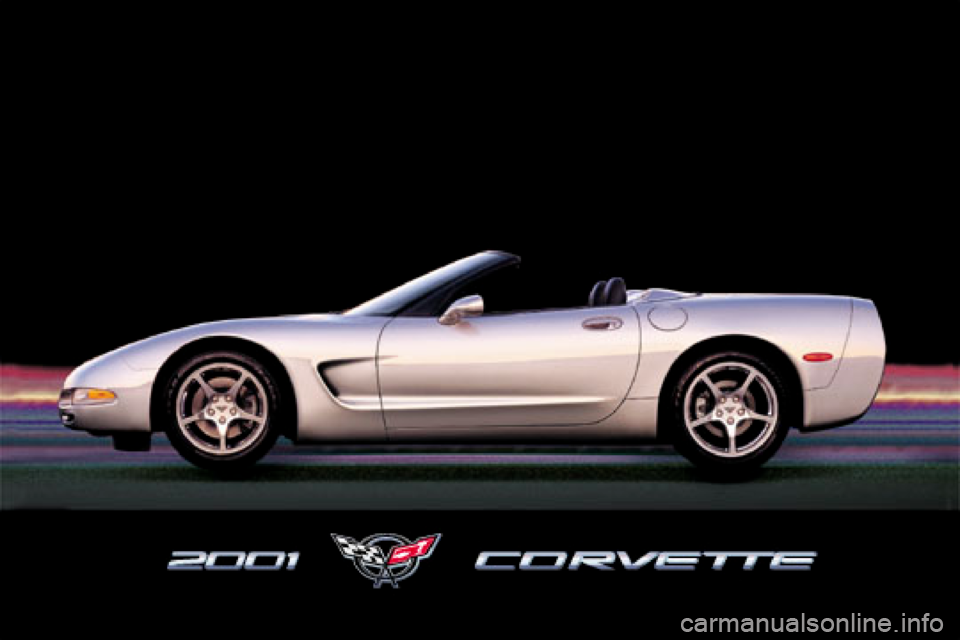 CHEVROLET CORVETTE 2001 5.G Owners Manual 