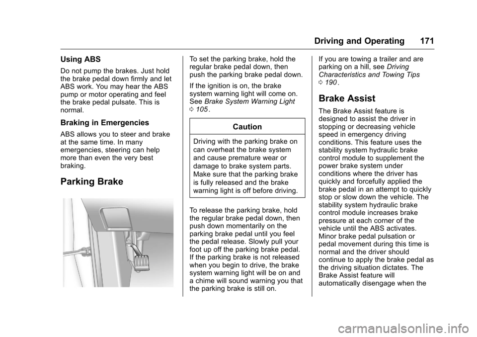 CHEVROLET EQUINOX 2016 2.G Owners Manual (324 Pages), Page 180