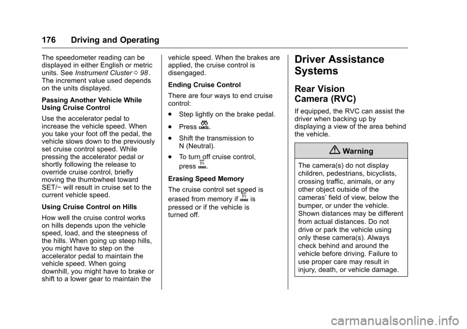 CHEVROLET EQUINOX 2016 2.G Owners Manual (324 Pages), Page 180