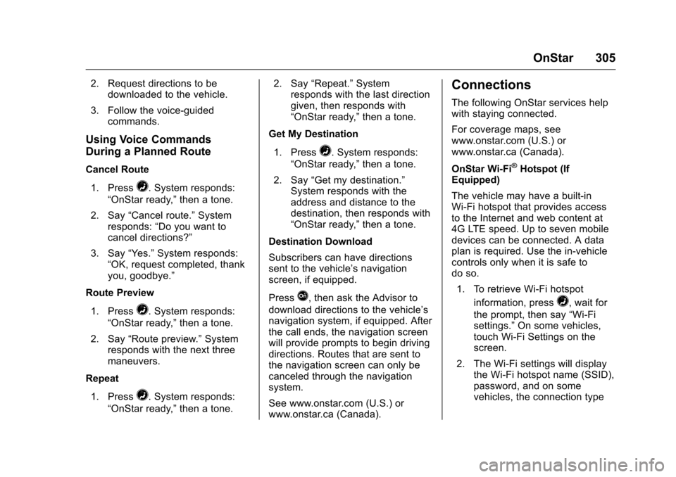 CHEVROLET EQUINOX 2016 2.G Owners Manual (324 Pages), Page 310