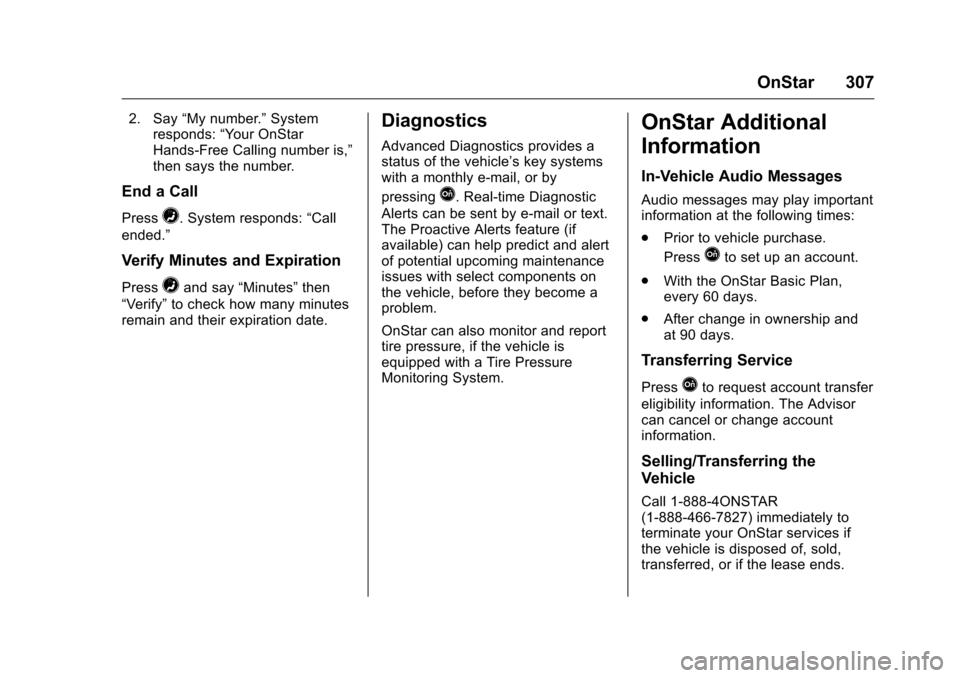CHEVROLET EQUINOX 2016 2.G Owners Manual (324 Pages), Page 310