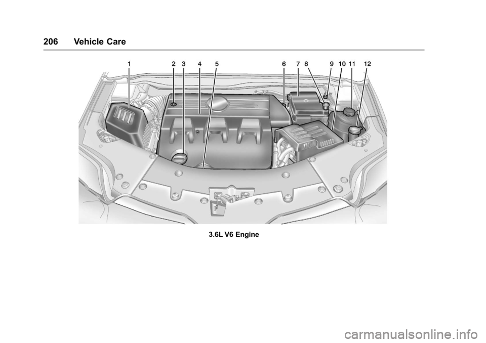 CHEVROLET EQUINOX 2017 2.G Owners Manual Chevrolet Equinox Owner Manual (GMNA-Localizing-U.S./Canada/Mexico-
9918169) - 2017 - CRC - 3/23/16
206 Vehicle Care
3.6L V6 Engine CHEVROLET EQUINOX 2017 2.G Owners Manual Chevrolet Equinox Owner Manual (GMNA-Localizing-U.S./Canada/Mexico-
9918169) - 2017 - CRC - 3/23/16
206 Vehicle Care
3.6L V6 Engine