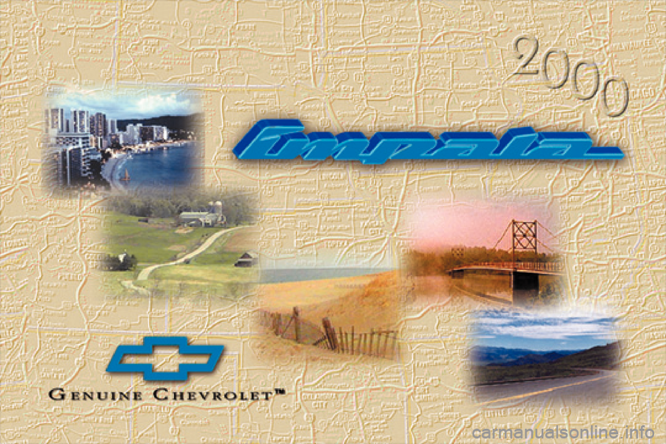 CHEVROLET IMPALA 2000 8.G Owners Manual 