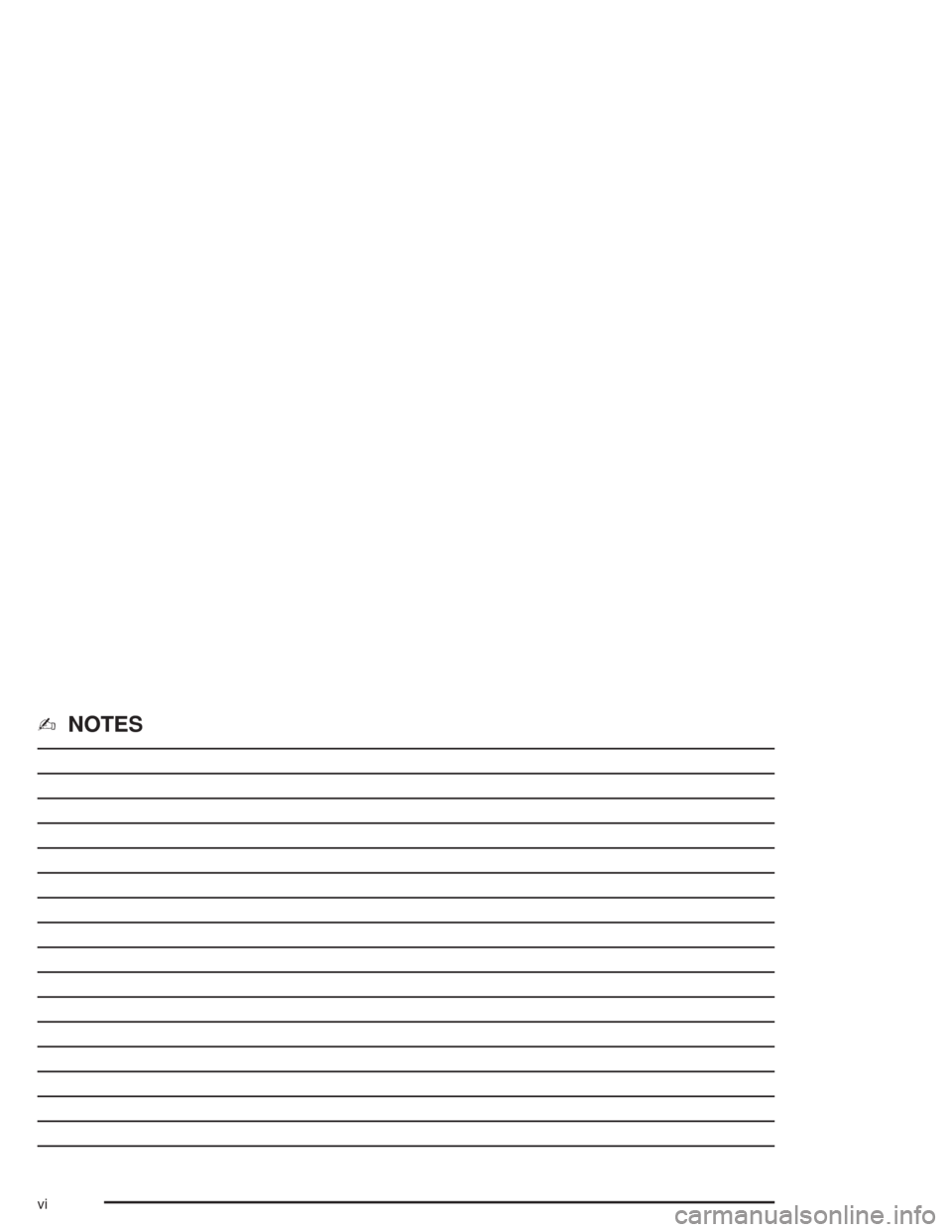 CHEVROLET IMPALA 2004 8.G Owners Manual ✍NOTES
vi 