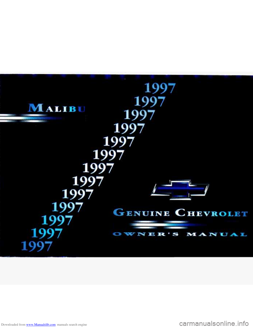 CHEVROLET MALIBU 1997 5.G Owners Manual 