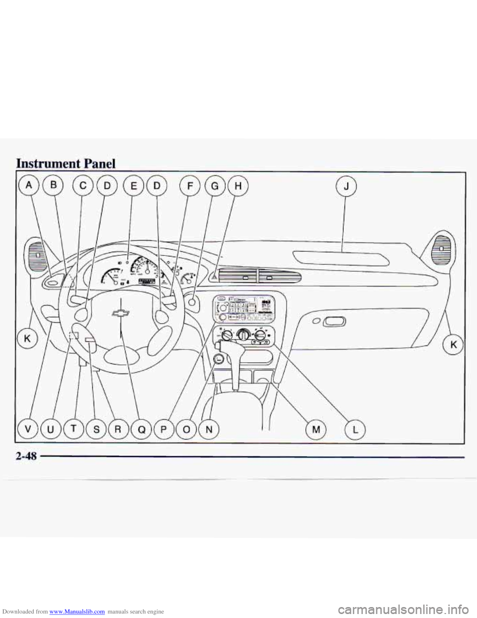 CHEVROLET MALIBU 1997 5.G Owners Manual Downloaded from www.Manualslib.com manuals search engine Instrument Panel
2-48 CHEVROLET MALIBU 1997 5.G Owners Manual Downloaded from www.Manualslib.com manuals search engine Instrument Panel
2-48