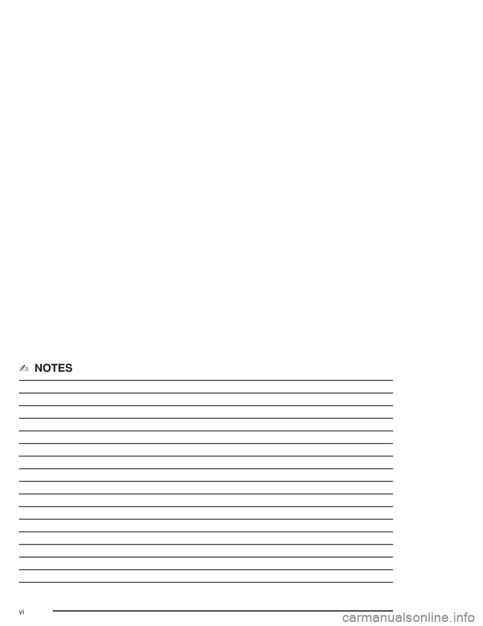 CHEVROLET MALIBU 2004 5.G Owners Manual ✍NOTES
vi 