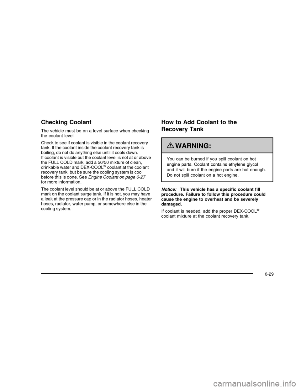 CHEVROLET MALIBU 2010 7.G Owners Manual 