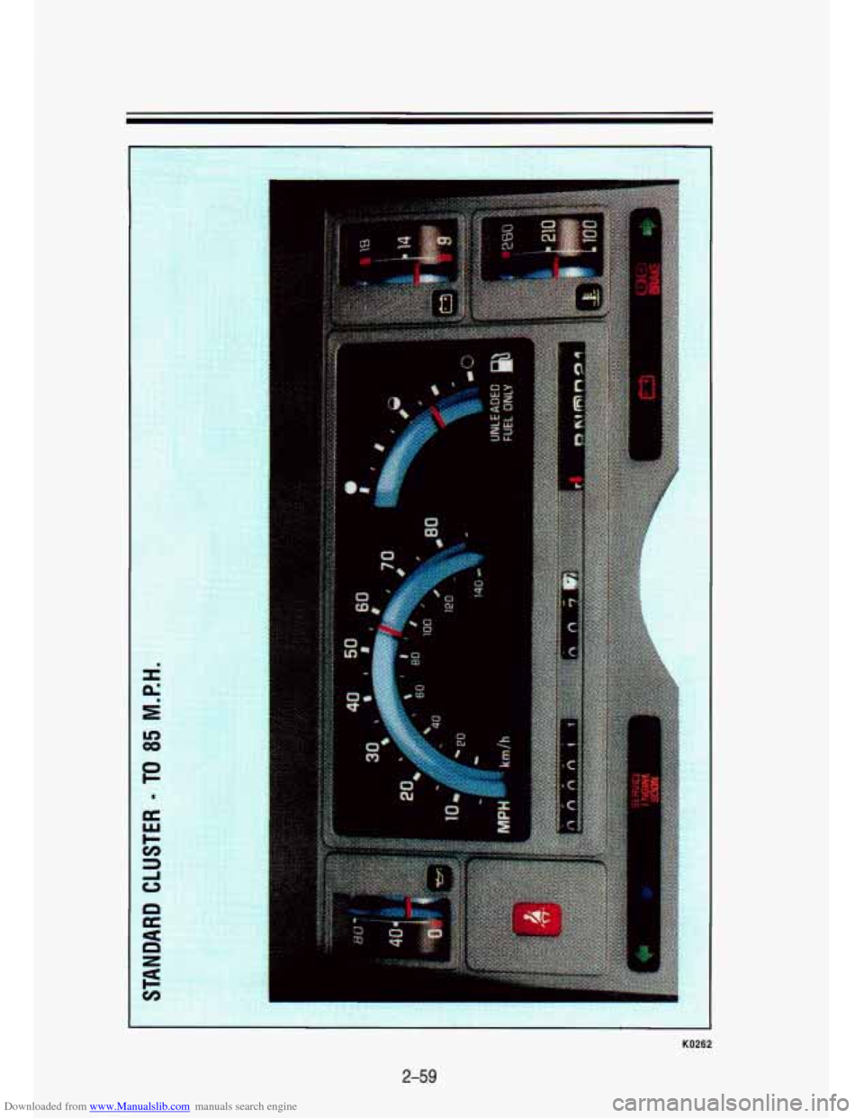 CHEVROLET S10 1993 2.G Owners Manual Downloaded from www.Manualslib.com manuals search engine KO262 
2-59   