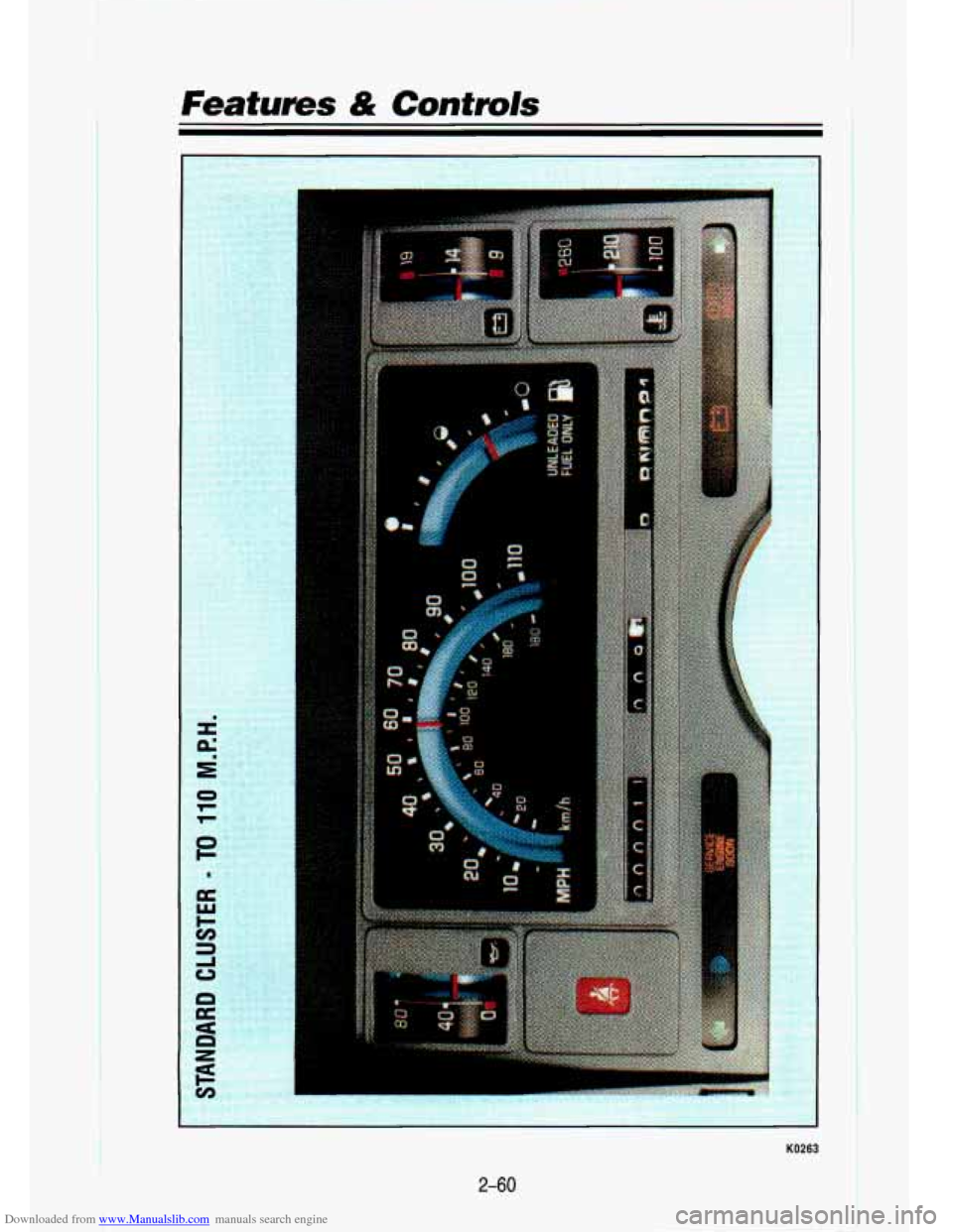CHEVROLET S10 1993 2.G Owners Manual Downloaded from www.Manualslib.com manuals search engine f 
Features & Confmls 
- 
r 
KO263 
2-60   