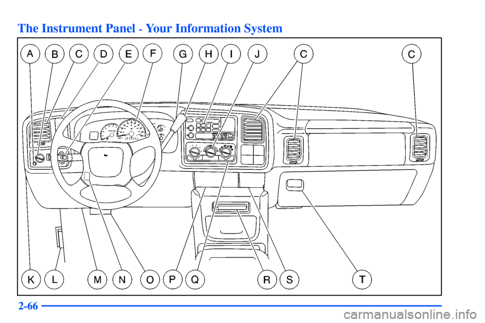CHEVROLET SUBURBAN 2000 9.G Owners Manual 2-66
The Instrument Panel - Your Information System CHEVROLET SUBURBAN 2000 9.G Owners Manual 2-66
The Instrument Panel - Your Information System