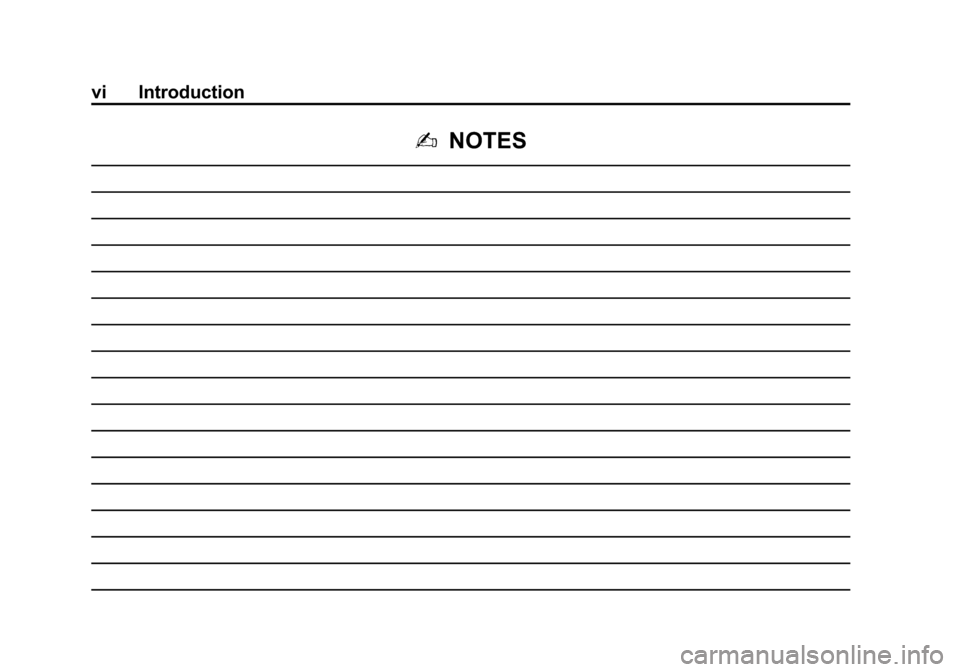 CHEVROLET SUBURBAN 2014 10.G Owners Manual (6,1)Chevrolet Tahoe/Suburban Owner Manual (GMNA-Localizing-U.S./Canada/
Mexico-6081502) - 2014 - crc2 - 9/17/13
vi Introduction
2NOTES 