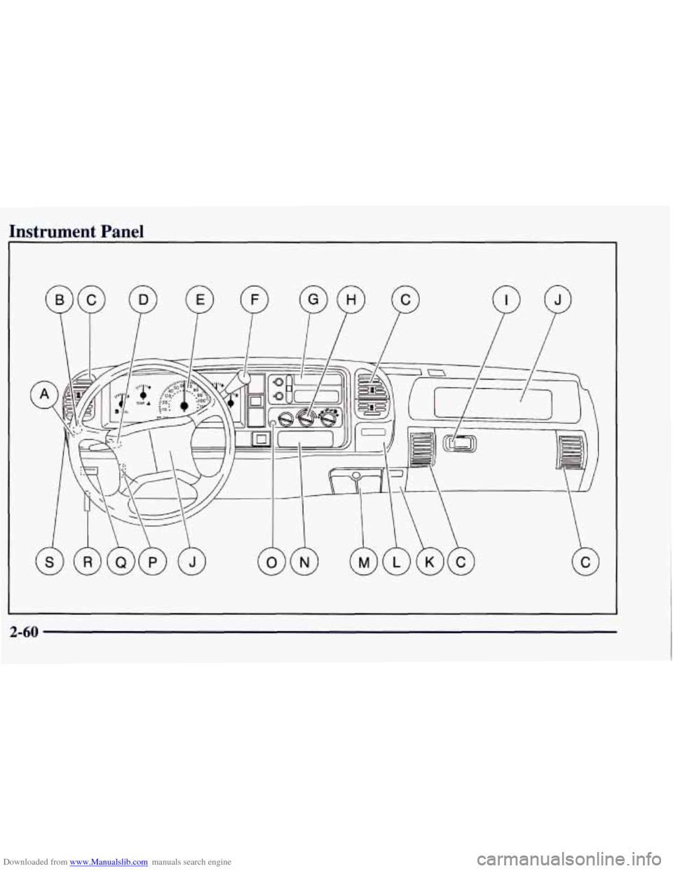 CHEVROLET TAHOE 1997 1.G Owners Manual Downloaded from www.Manualslib.com manuals search engine Instrument Panel
2-60 CHEVROLET TAHOE 1997 1.G Owners Manual Downloaded from www.Manualslib.com manuals search engine Instrument Panel
2-60