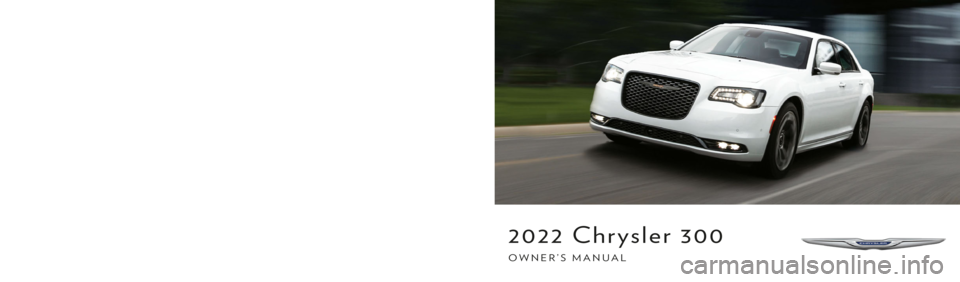 CHRYSLER 300 2022  Owners Manual 