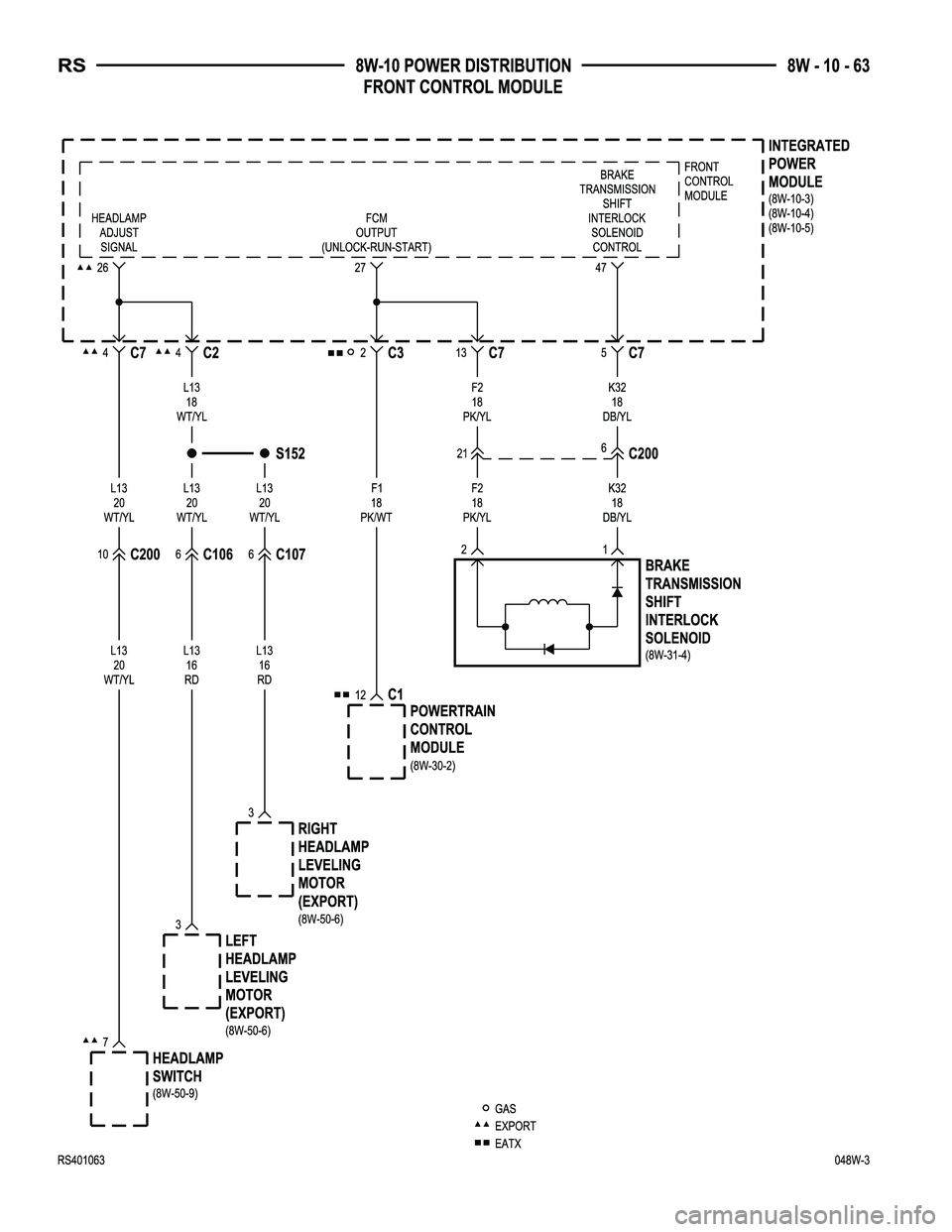 CHRYSLER VOYAGER 2004 Service Manual CHRYSLER VOYAGER 2004 Service Manual