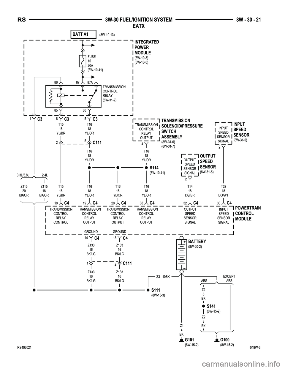 CHRYSLER VOYAGER 2004 Service Manual CHRYSLER VOYAGER 2004 Service Manual