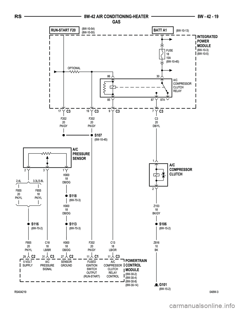 CHRYSLER VOYAGER 2004  Service Manual 