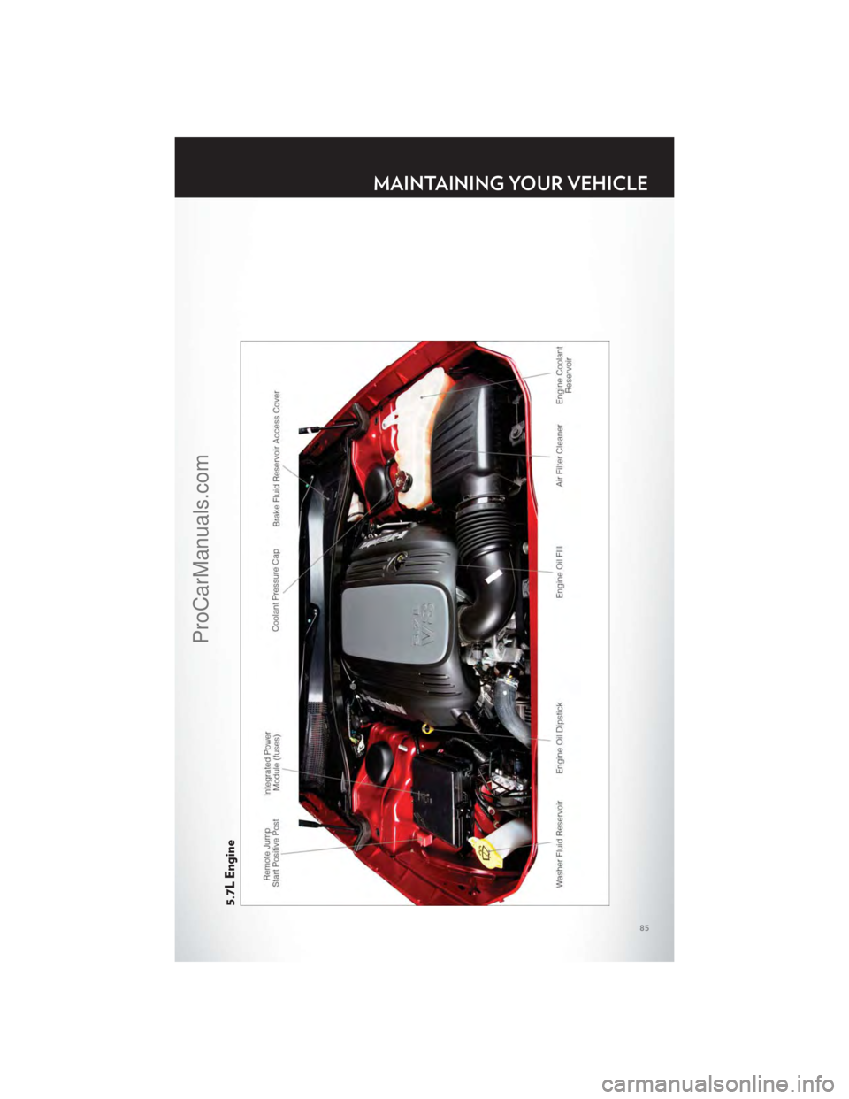 CHRYSLER 300 S 2012 Manual Online 5.7L Engine
MAINTAINING YOUR VEHICLE
85
ProCarManuals.com CHRYSLER 300 S 2012 Manual Online 5.7L Engine
MAINTAINING YOUR VEHICLE
85
ProCarManuals.com