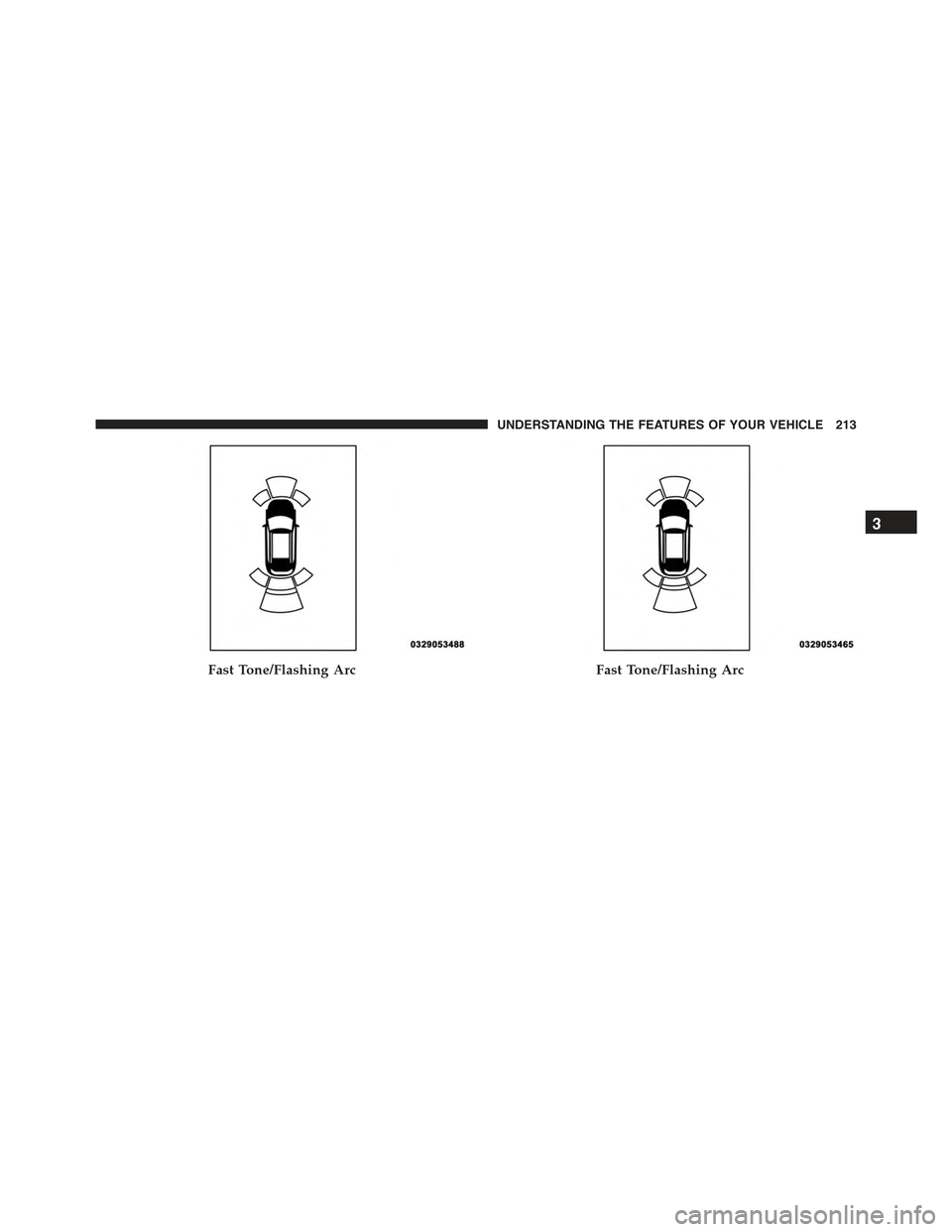CHRYSLER 300 2015 2.G Owners Manual Fast Tone/Flashing ArcFast Tone/Flashing Arc
3
UNDERSTANDING THE FEATURES OF YOUR VEHICLE 213 CHRYSLER 300 2015 2.G Owners Manual Fast Tone/Flashing ArcFast Tone/Flashing Arc
3
UNDERSTANDING THE FEATURES OF YOUR VEHICLE 213