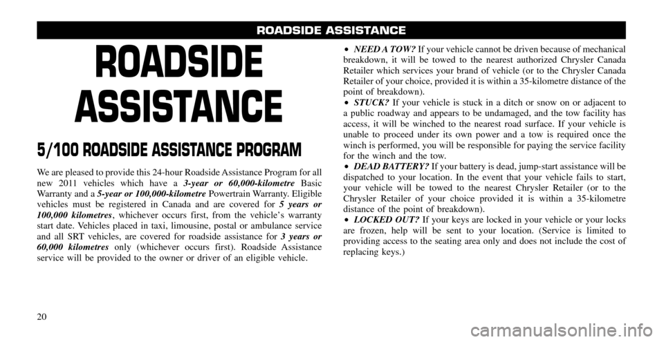 CHRYSLER 300 C 2011 2.G User Guide 