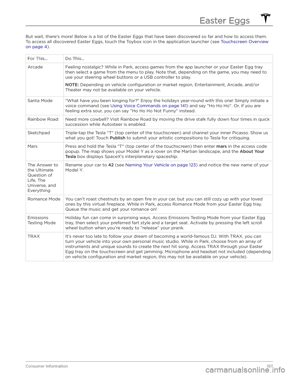 TESLA MODEL Y 2020  Owner´s Manual But wait, there