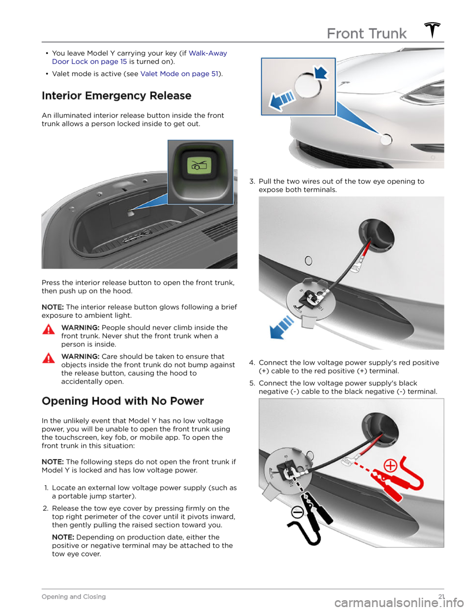 TESLA MODEL Y 2023 Owners Manual 