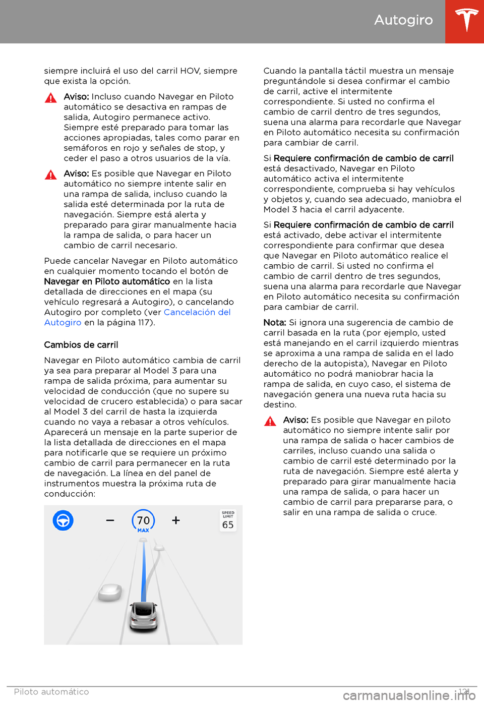 TESLA MODEL 3 2020 Manual del propietario (in Spanish) siempre incluir TESLA MODEL 3 2020 Manual del propietario (in Spanish) siempre incluir