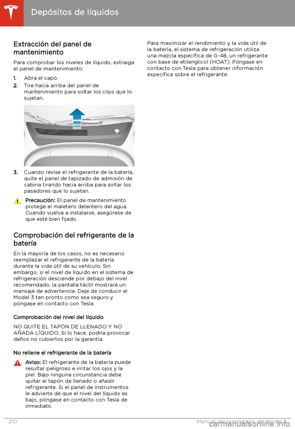 TESLA MODEL 3 2020 Manual del propietario (in Spanish) Dep TESLA MODEL 3 2020 Manual del propietario (in Spanish) Dep