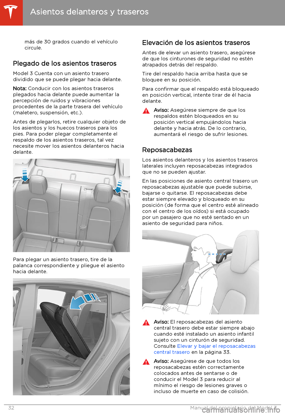TESLA MODEL 3 2020 Manual del propietario (in Spanish) m TESLA MODEL 3 2020 Manual del propietario (in Spanish) m