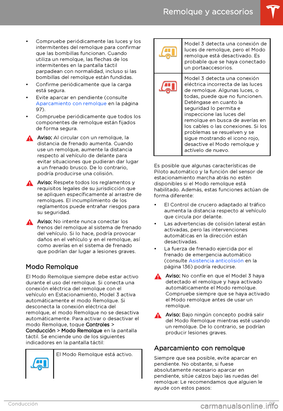 TESLA MODEL 3 2020 Manual del propietario (in Spanish) TESLA MODEL 3 2020 Manual del propietario (in Spanish)