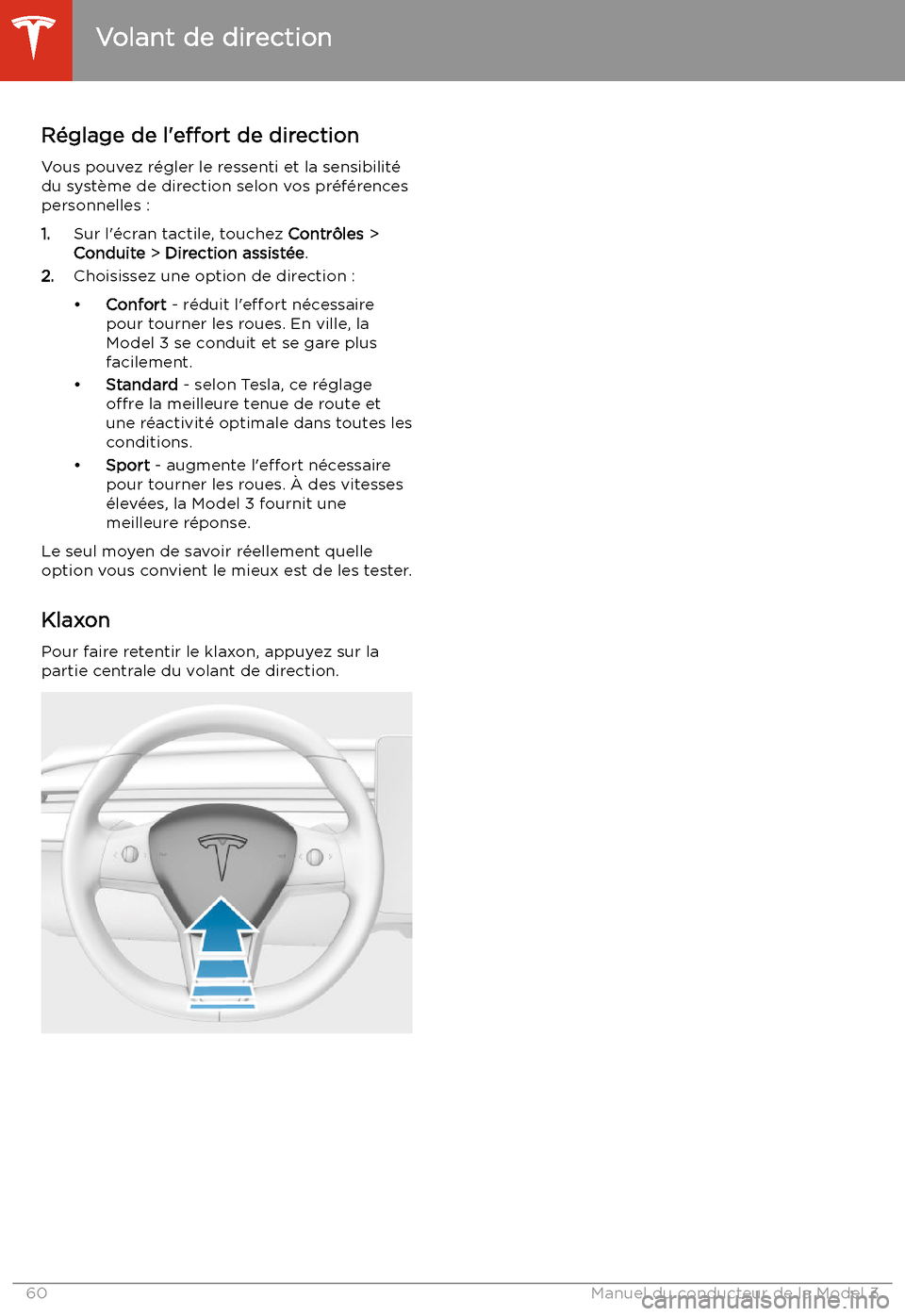 TESLA MODEL 3 2020  Manuel du propriétaire (in French) R