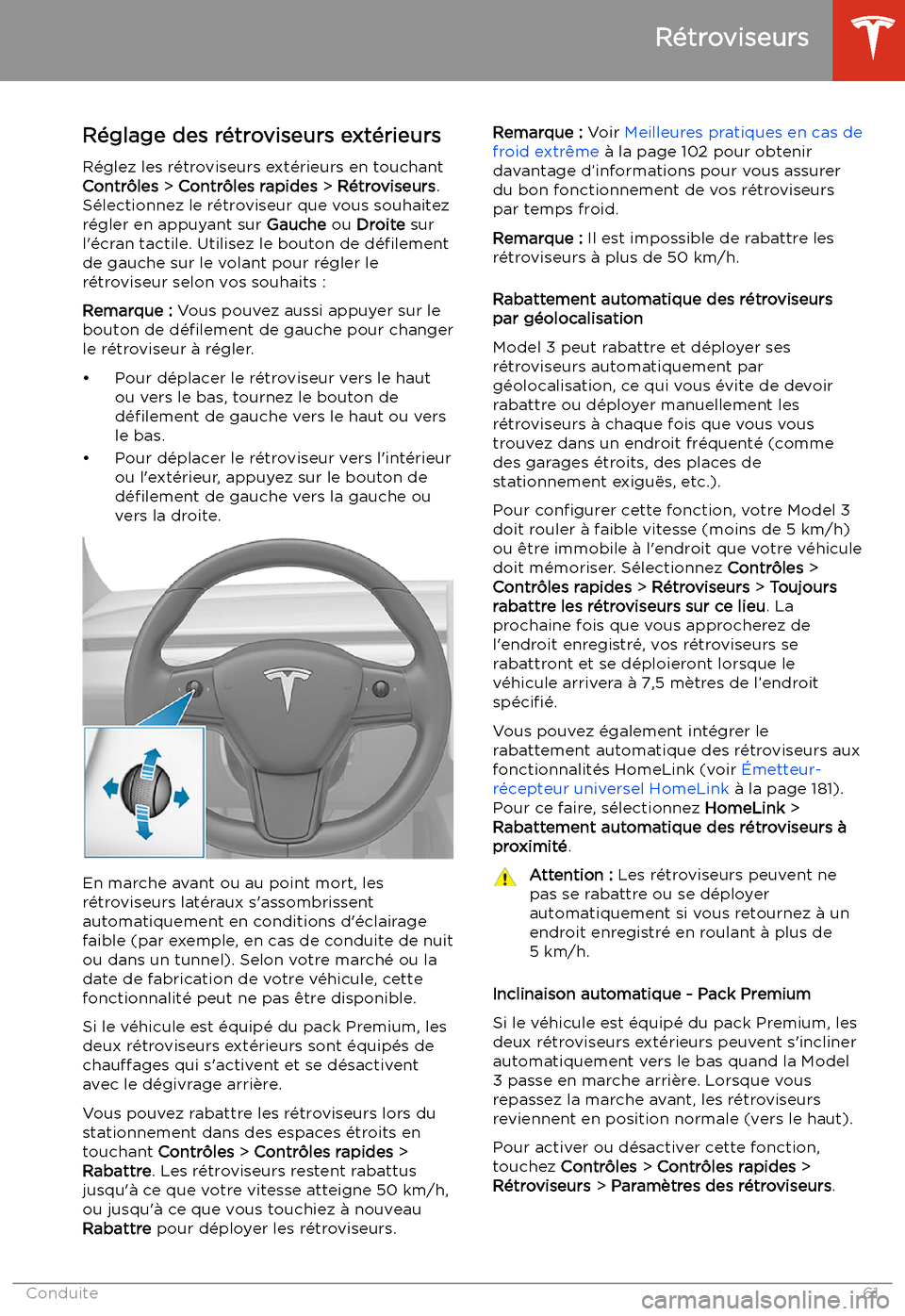 TESLA MODEL 3 2020  Manuel du propriétaire (in French) R