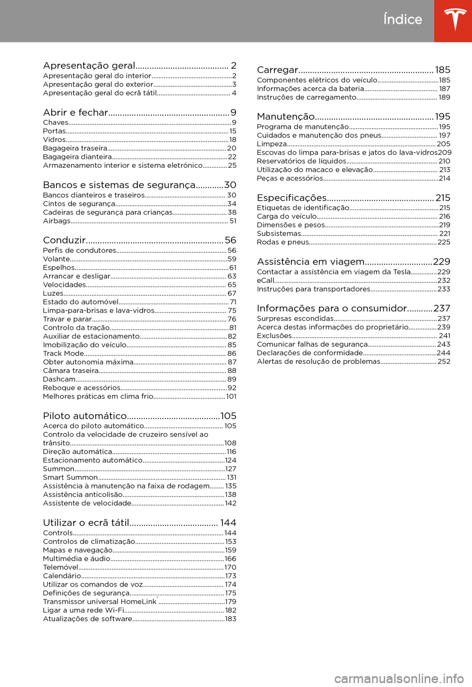 TESLA MODEL 3 2020  Manual do proprietário (in Portuguese) 