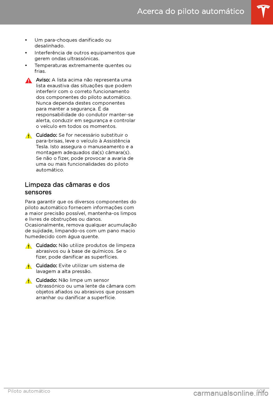 TESLA MODEL 3 2020 Manual do proprietário (in Portuguese) TESLA MODEL 3 2020 Manual do proprietário (in Portuguese)