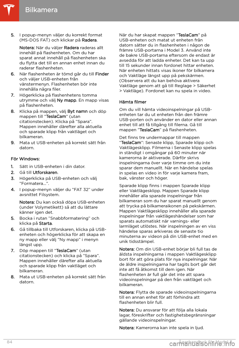 TESLA MODEL 3 2020 Ägarmanual (in Swedish) 5.I popup-menyn v TESLA MODEL 3 2020 Ägarmanual (in Swedish) 5.I popup-menyn v