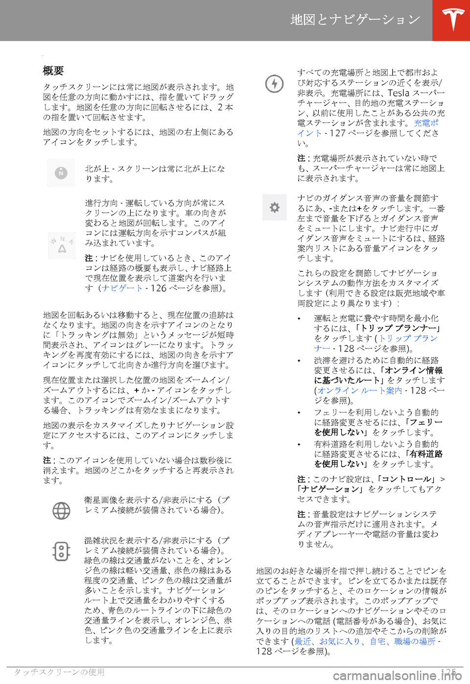 TESLA MODEL 3 2019  取扱説明書 (in Japanese)  